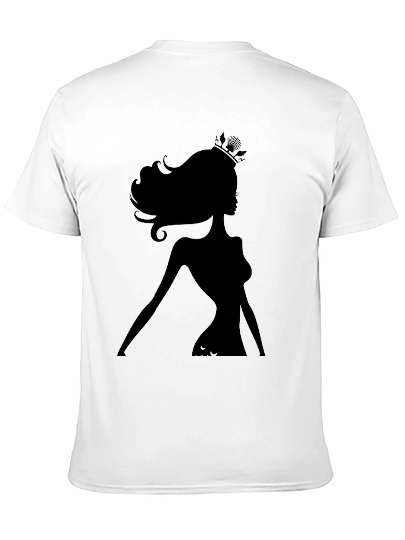 Silhouette Queen Graphic Tee - Black