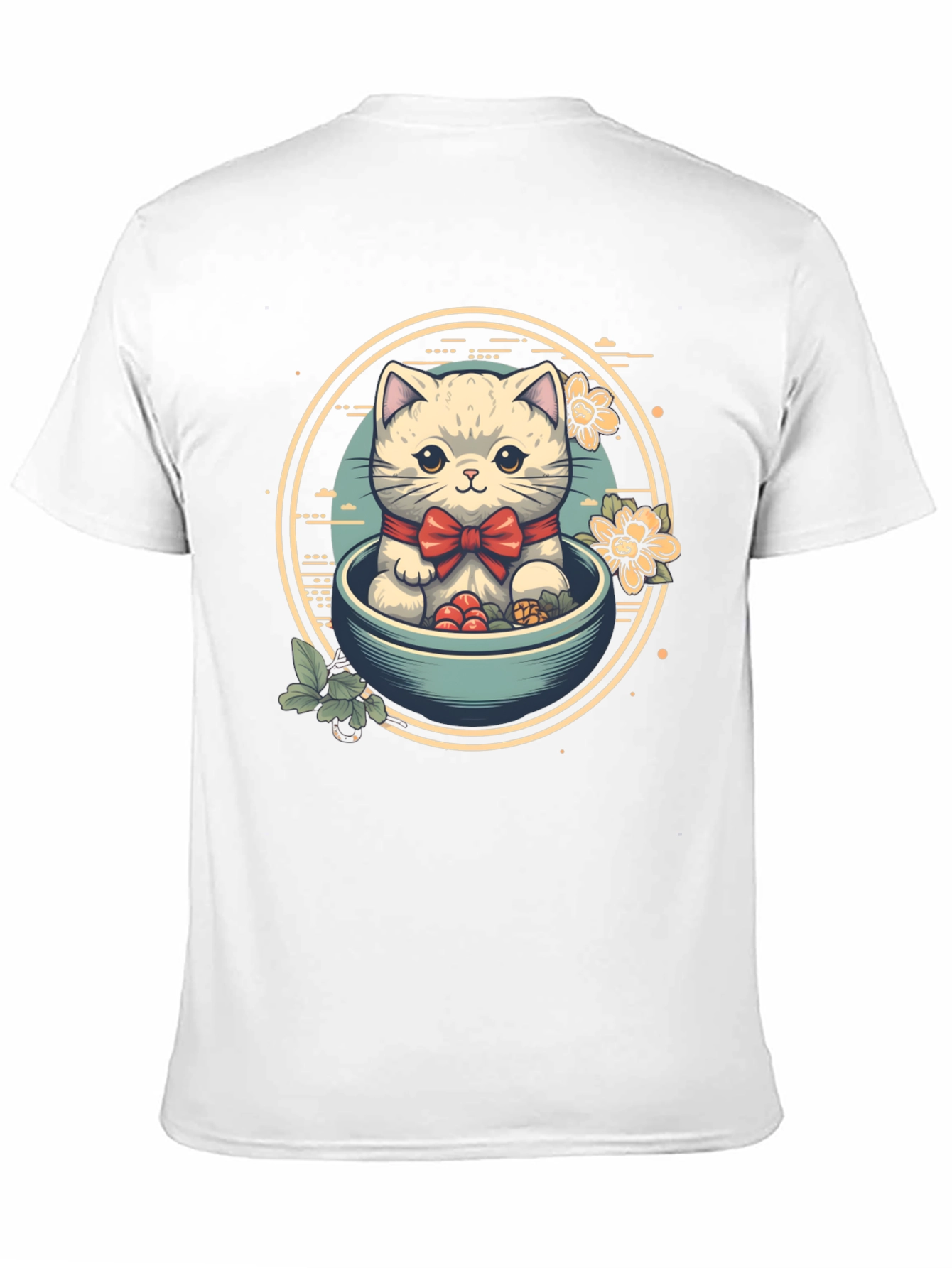 Cute Kitten Bowl T-Shirt