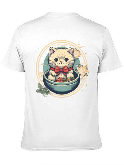 Cute Kitten Bowl T-Shirt