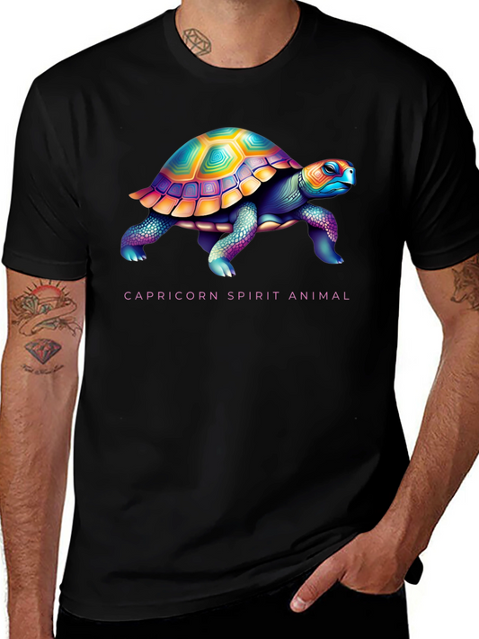 Capricorn Spirit Animal T-Shirt - Unique Turtle Design