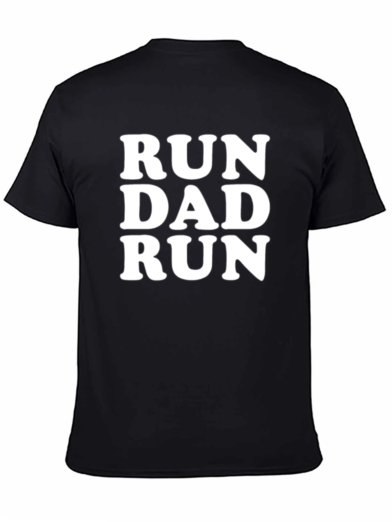 Run Dad Run Black T-Shirt