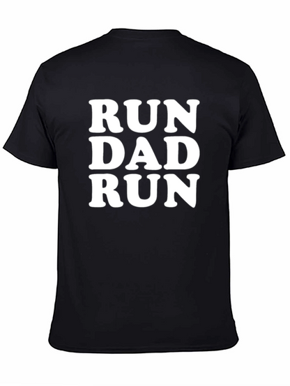 Run Dad Run Black T-Shirt