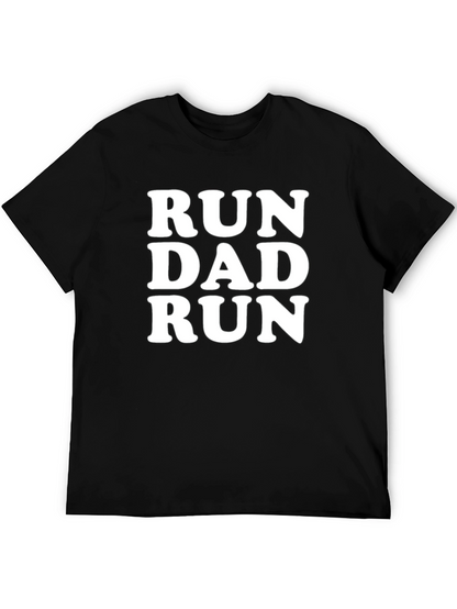 Run Dad Run Black T-Shirt