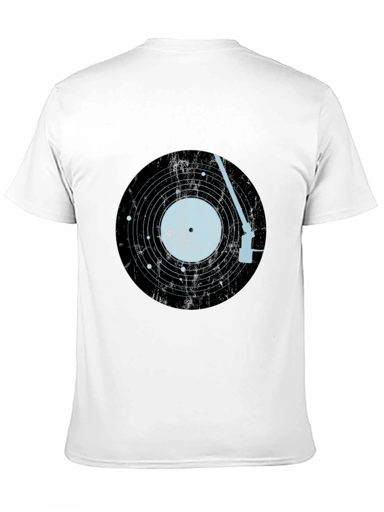 Vinyl Record Solar System Mens Tee