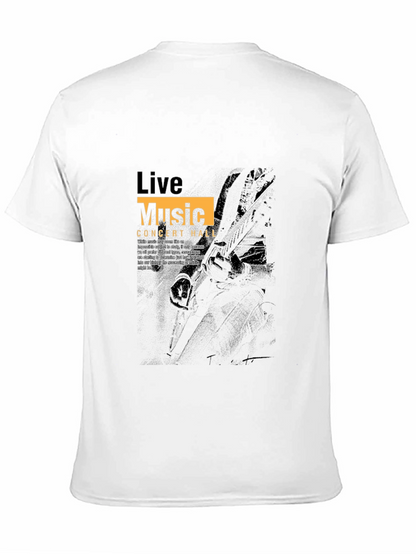 Live Music Concert Hall Black Graphic Tee