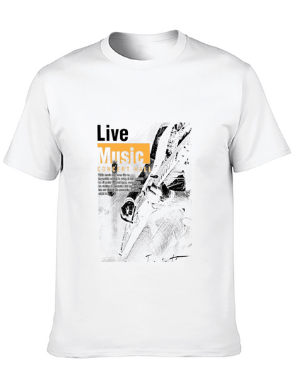 Live Music Concert Hall Black Graphic Tee