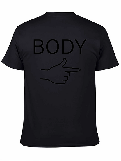 Humorous Body Pointing T-Shirt