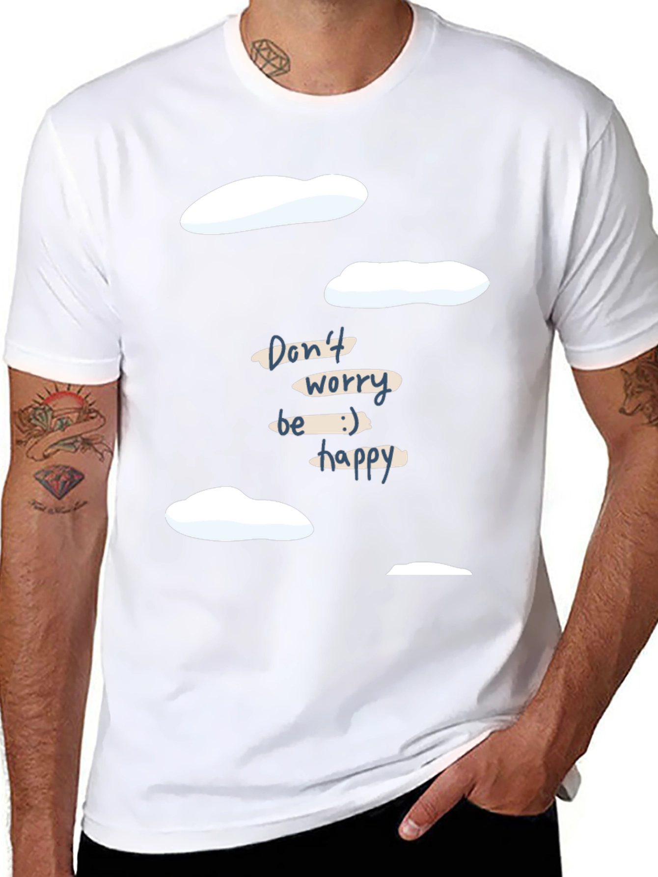 Dont Worry Be Happy Graphic Tee