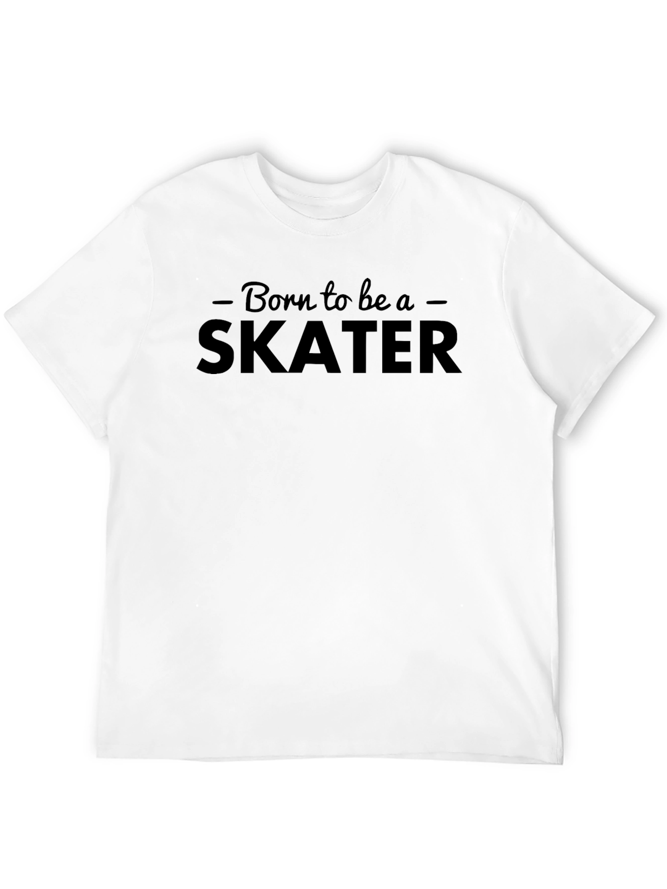 Born to be a Skater - Black T-Shirt