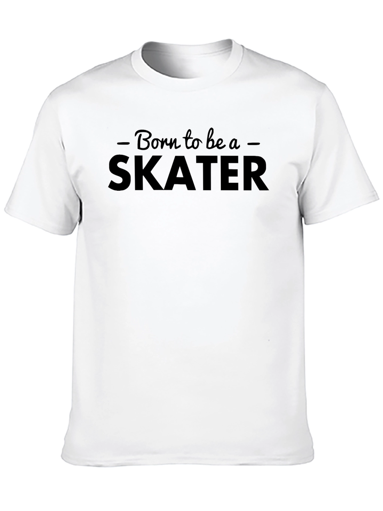 Born to be a Skater - Black T-Shirt