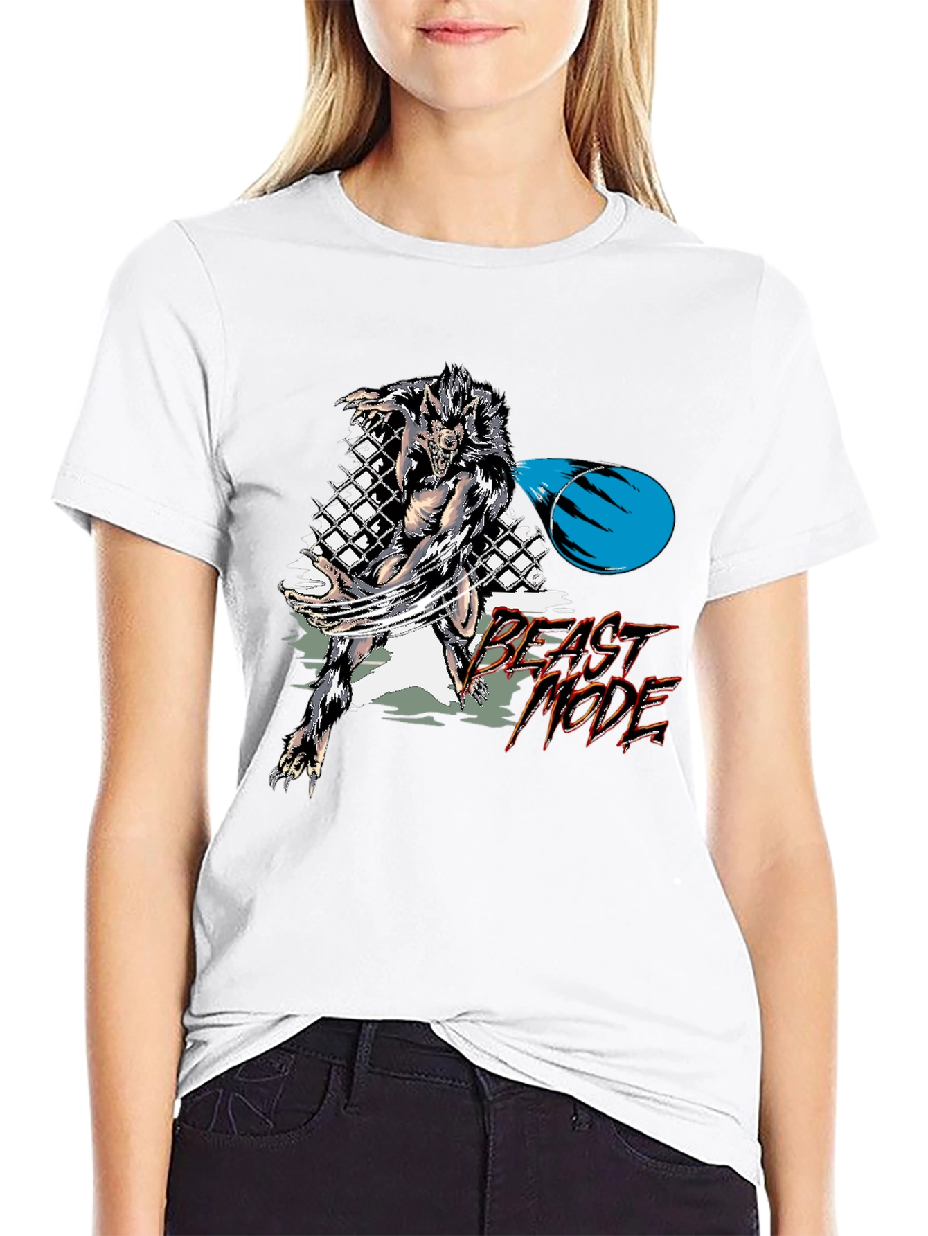 Beast Mode Graphic T-Shirt - Black