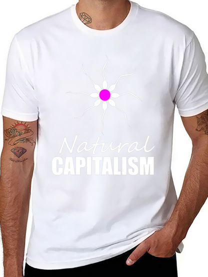 Natural Capitalism T-Shirt Funny Sperm Design Tee
