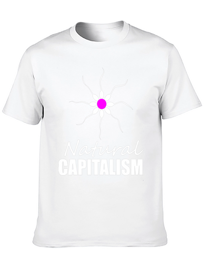 Natural Capitalism T-Shirt Funny Sperm Design Tee
