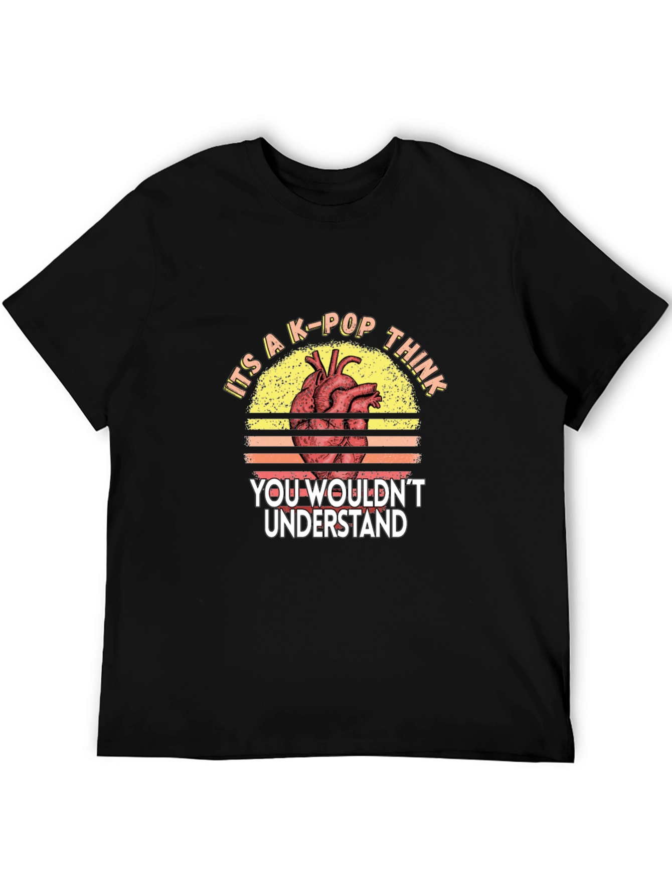K-Pop Heart Graphic Tee - You Wouldnt Understand