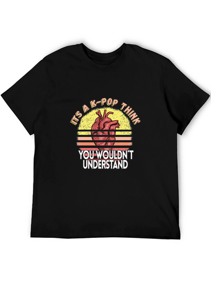 K-Pop Heart Graphic Tee - You Wouldnt Understand