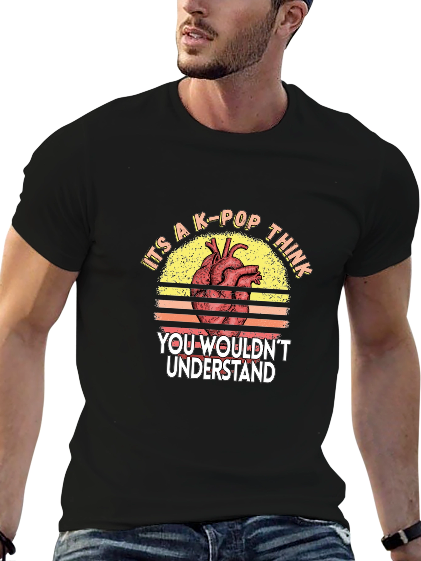 K-Pop Heart Graphic Tee - You Wouldnt Understand