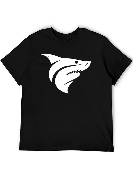 Cool Shark Graphic Black T-Shirt