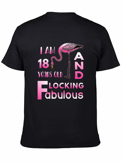 Flocking Fabulous 18th Birthday T-Shirt