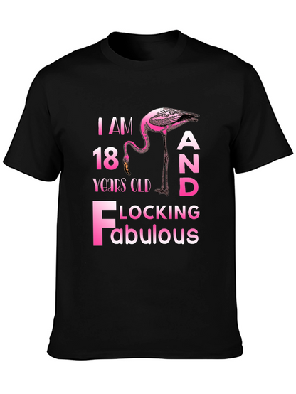 Flocking Fabulous 18th Birthday T-Shirt