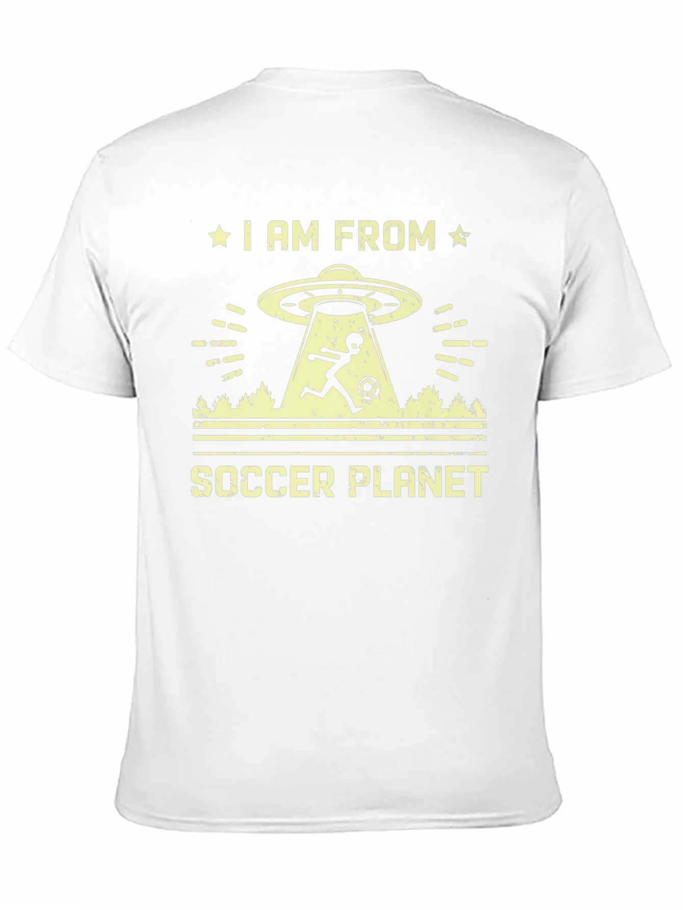 Soccer Planet Alien Graphic T-Shirt