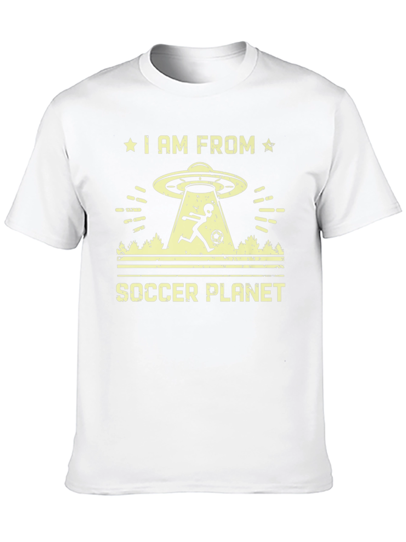 Soccer Planet Alien Graphic T-Shirt