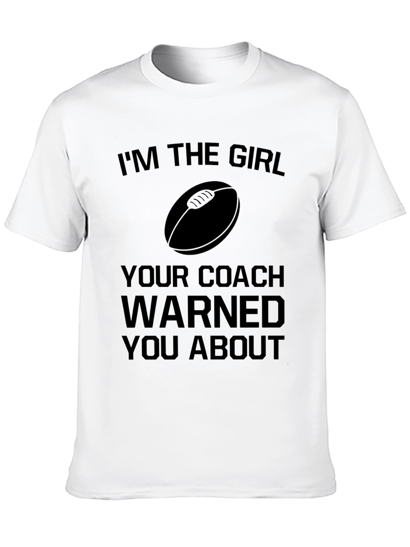 Rugby Girl Warning T-Shirt - Funny Sports Tee