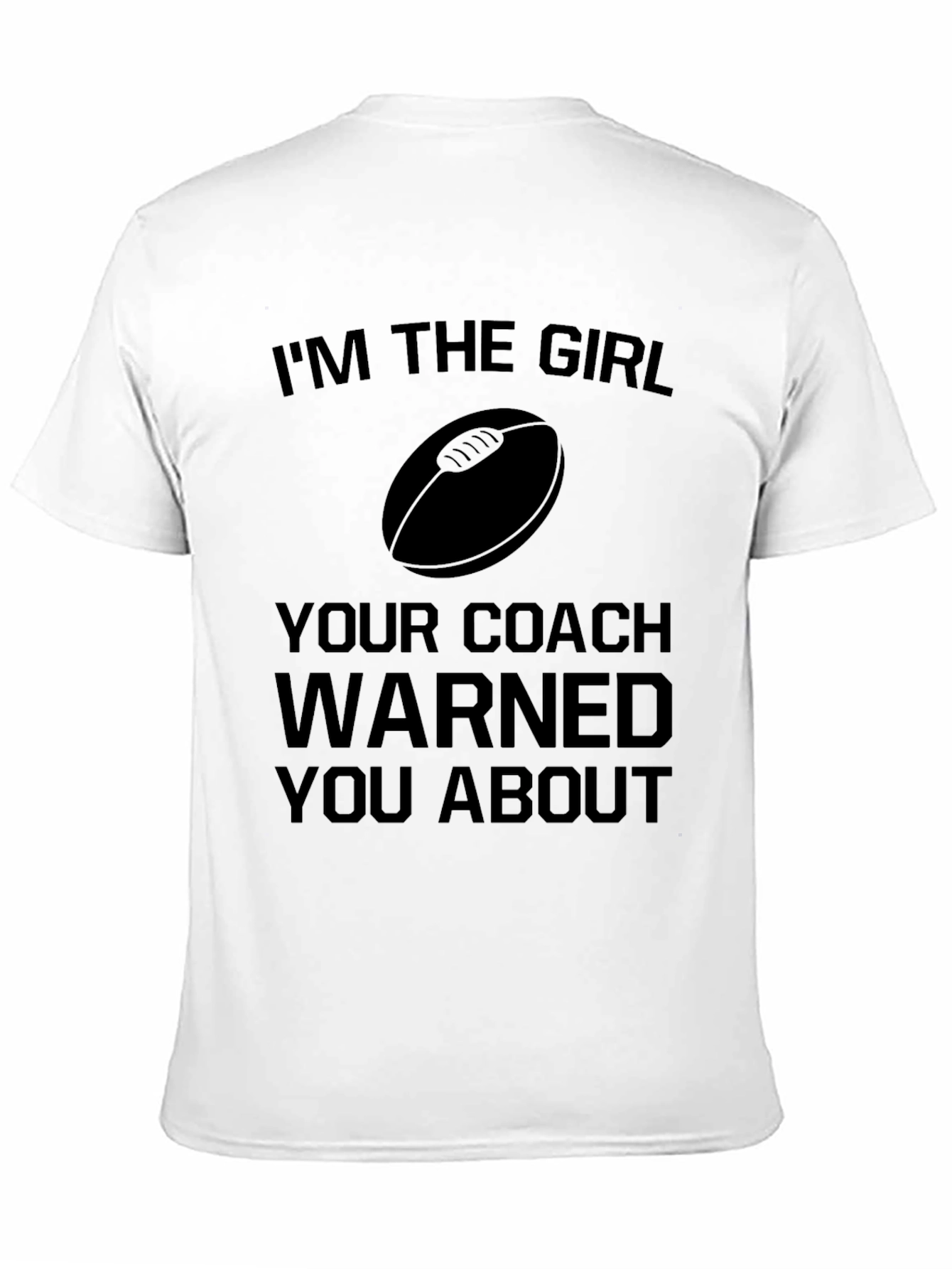 Rugby Girl Warning T-Shirt - Funny Sports Tee