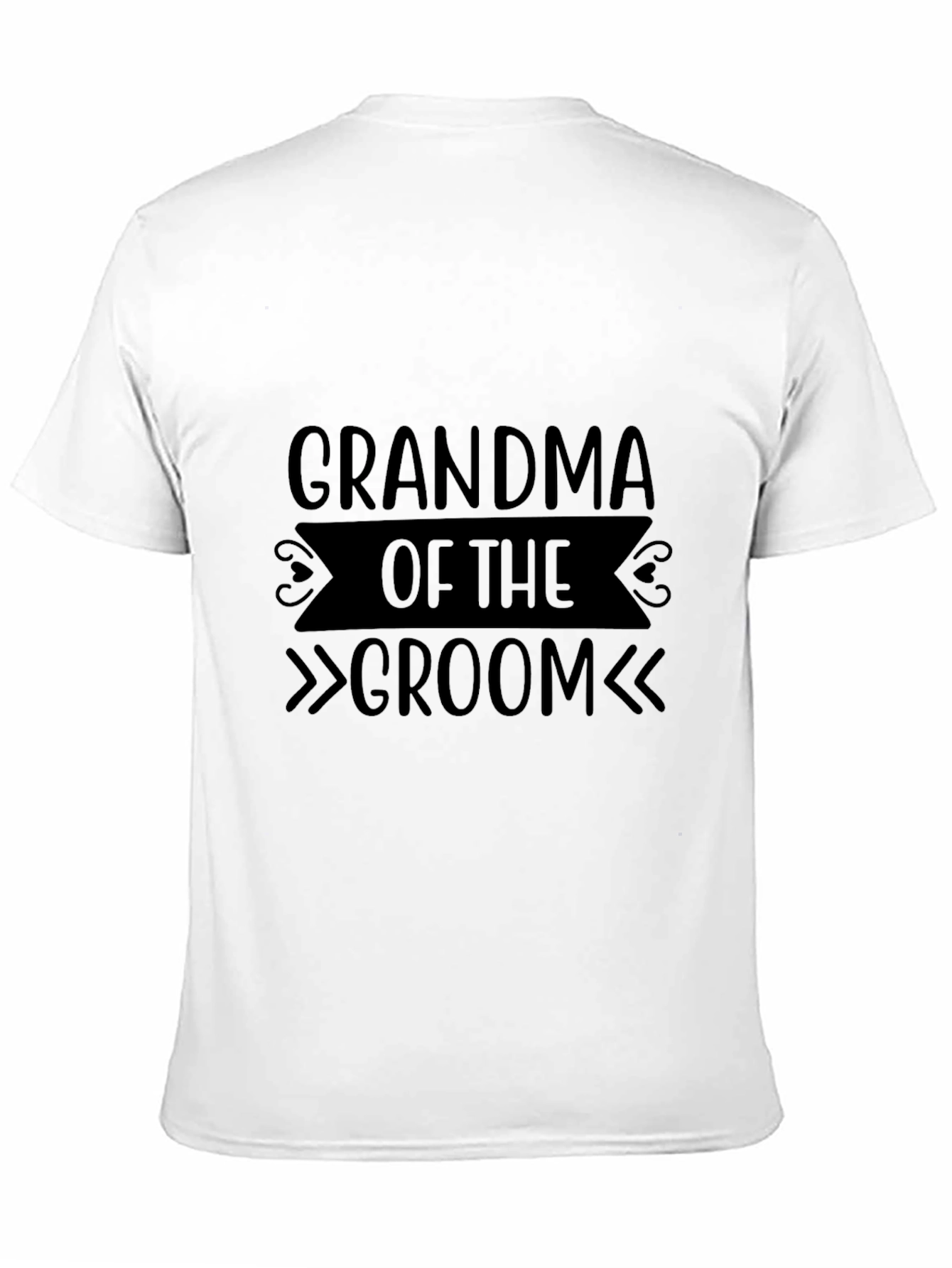 Grandma of the Groom T-Shirt - Black
