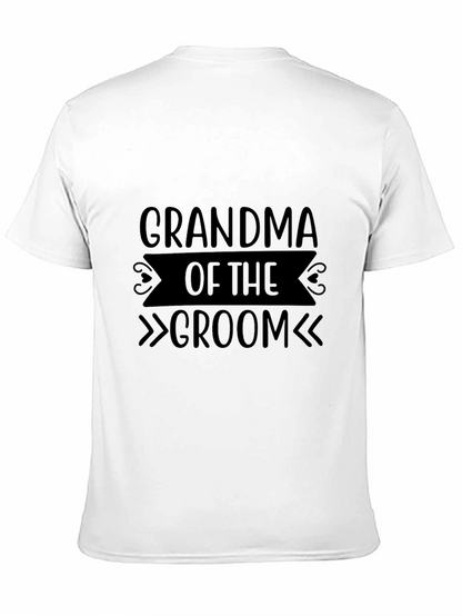 Grandma of the Groom T-Shirt - Black