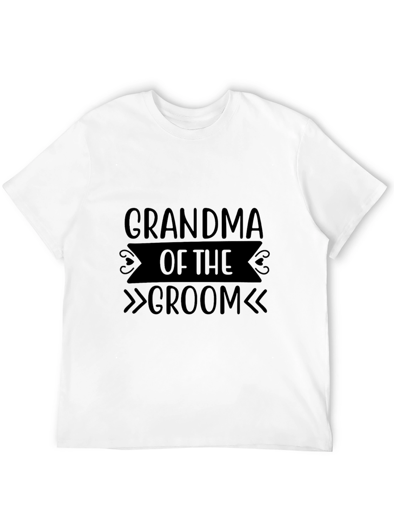 Grandma of the Groom T-Shirt - Black