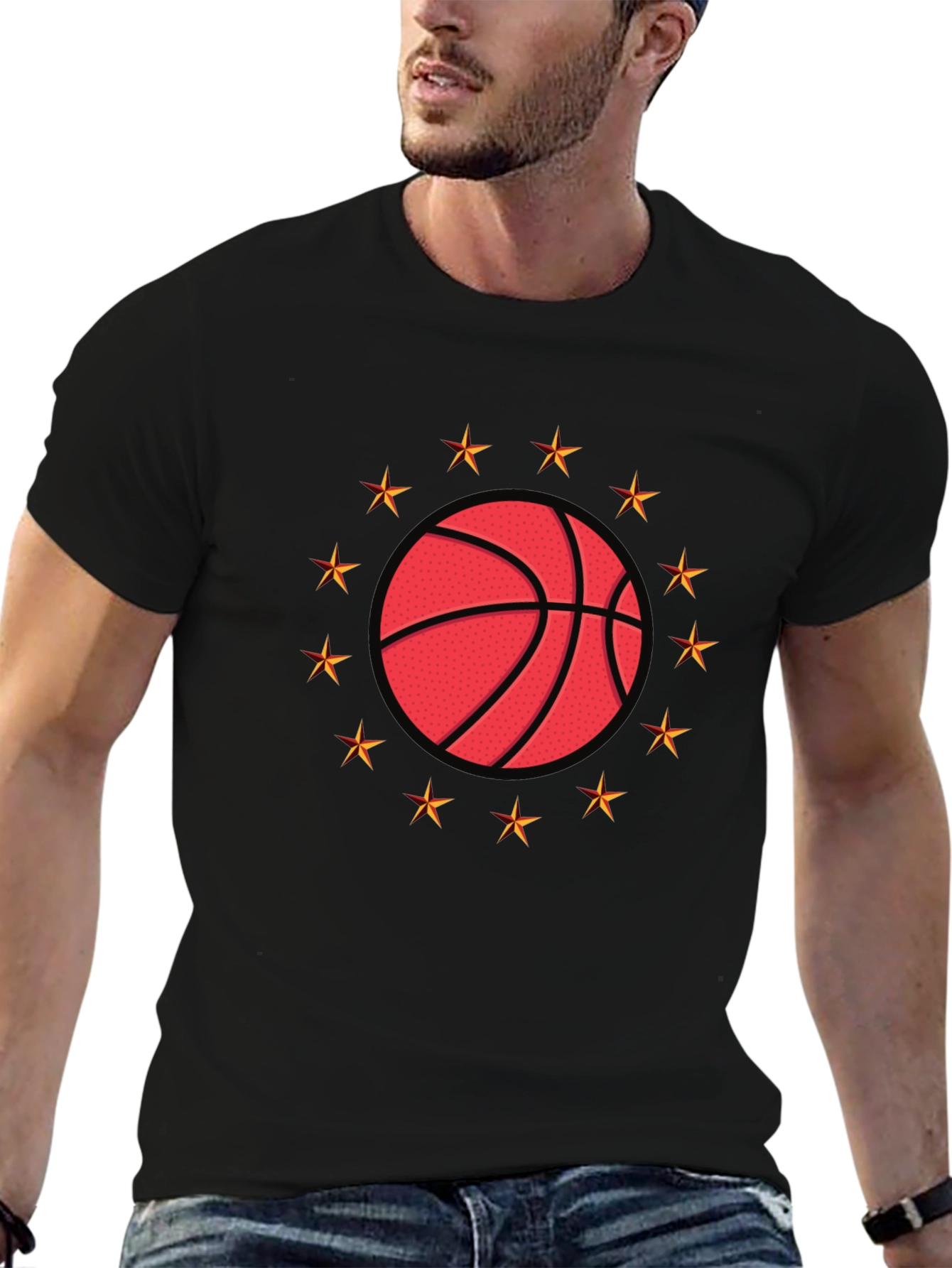 Basketball Star Graphic T-Shirt