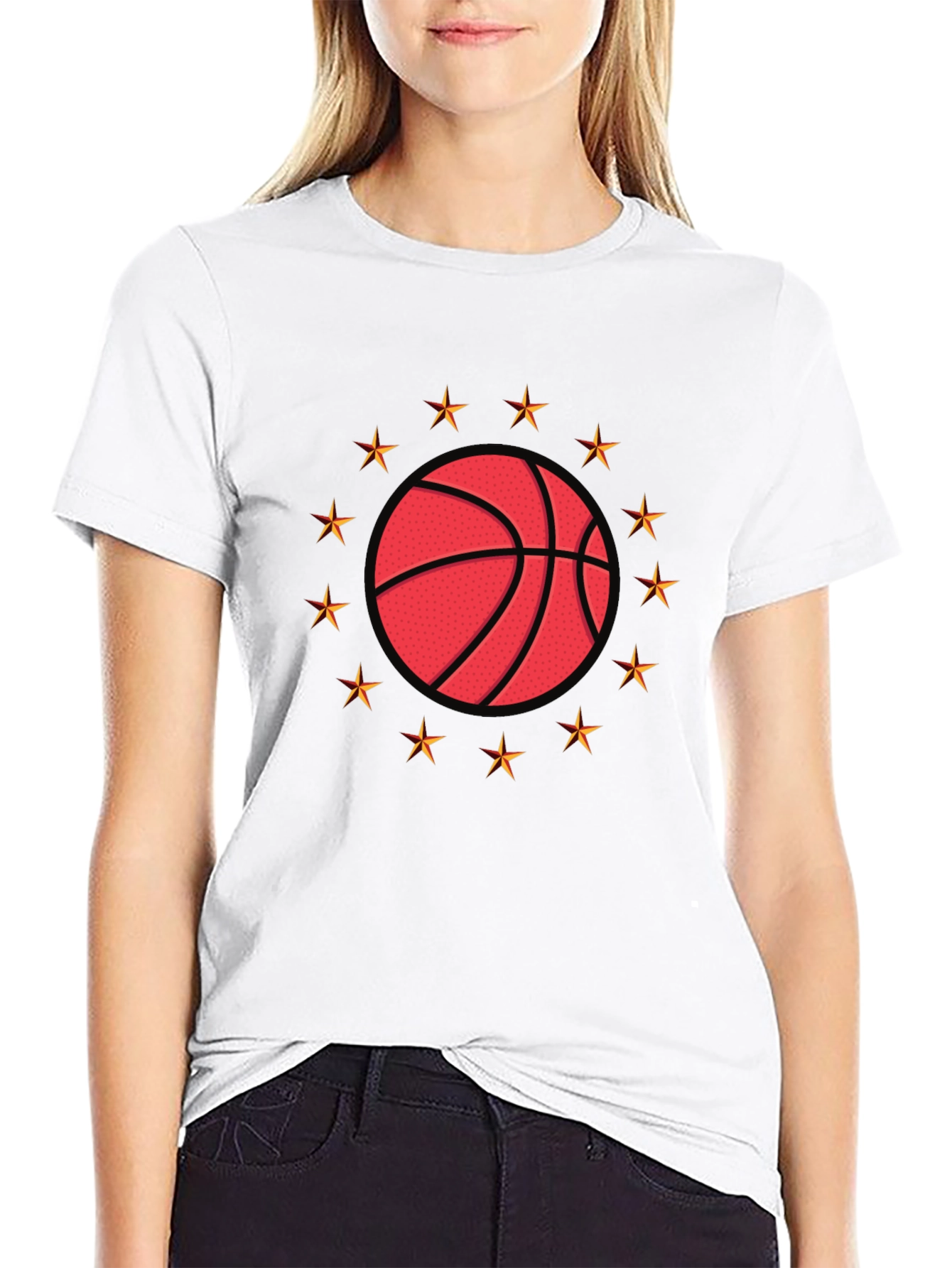 Basketball Star Graphic T-Shirt