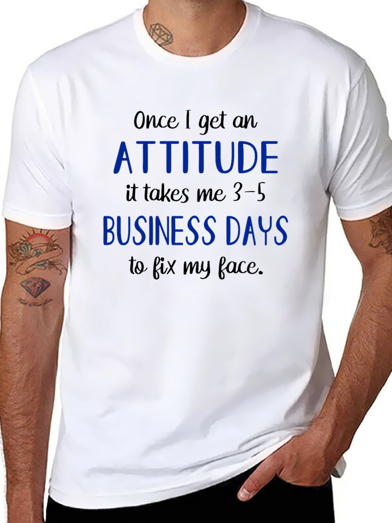 Attitude Business Days Graphic Tee