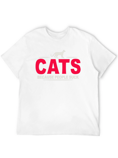 Cats Because People Suck T-Shirt