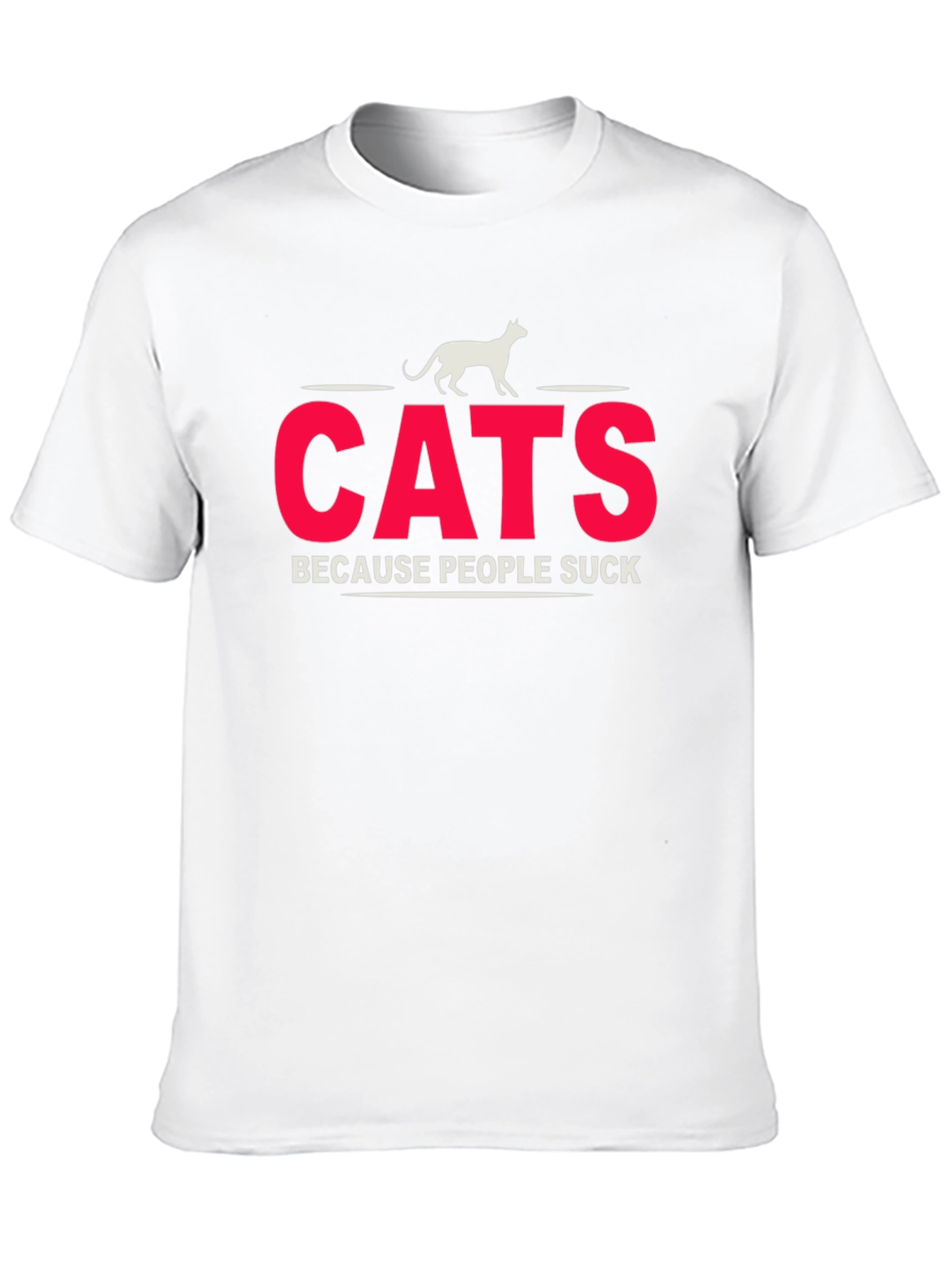 Cats Because People Suck T-Shirt
