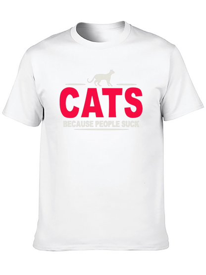 Cats Because People Suck T-Shirt