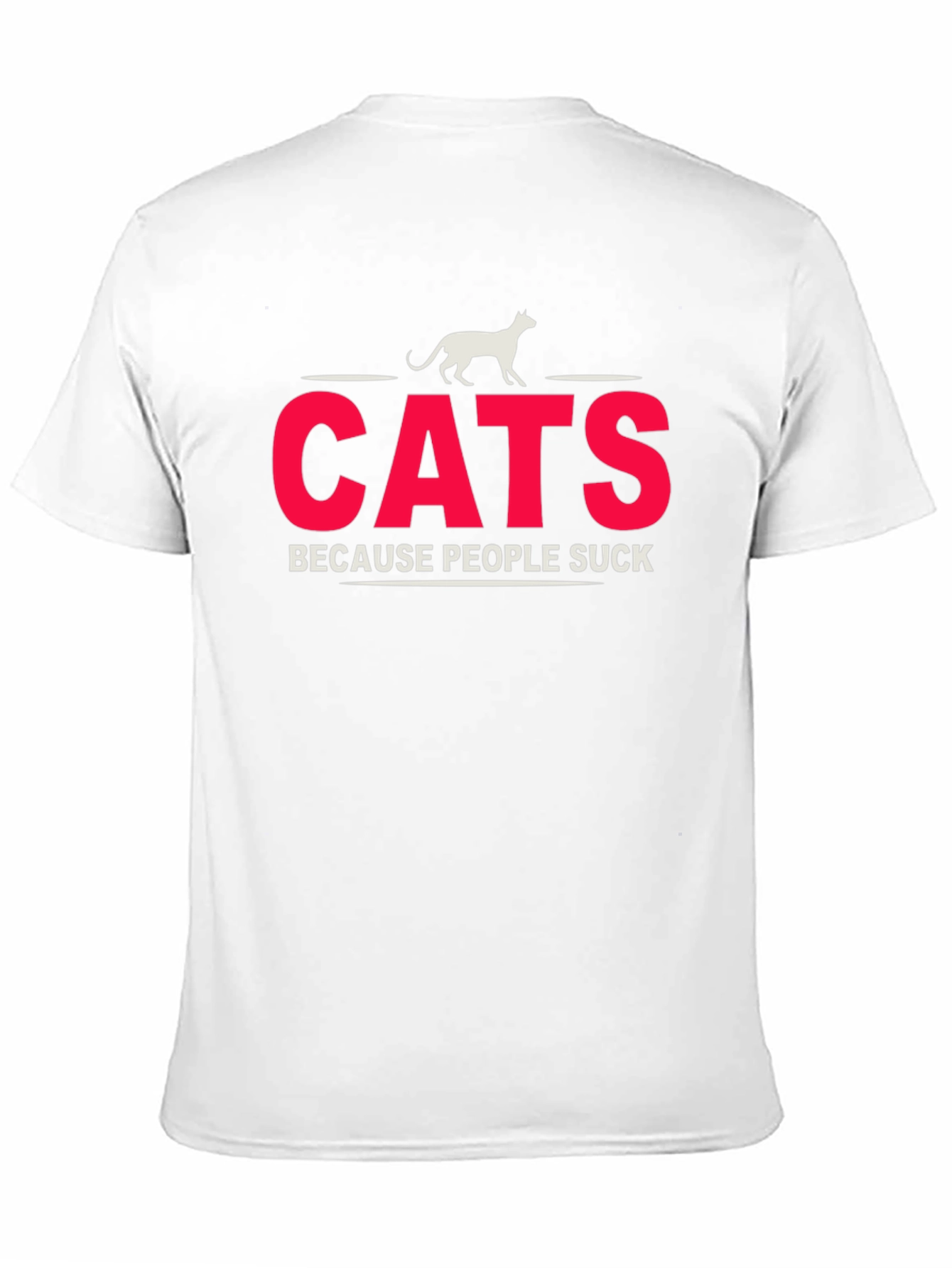 Cats Because People Suck T-Shirt