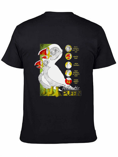 Atlantic Puffin Graphic Tee - Black
