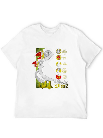 Atlantic Puffin Graphic Tee - Black
