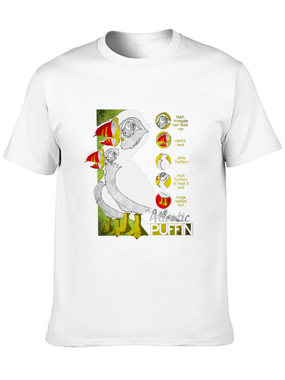 Atlantic Puffin Graphic Tee - Black