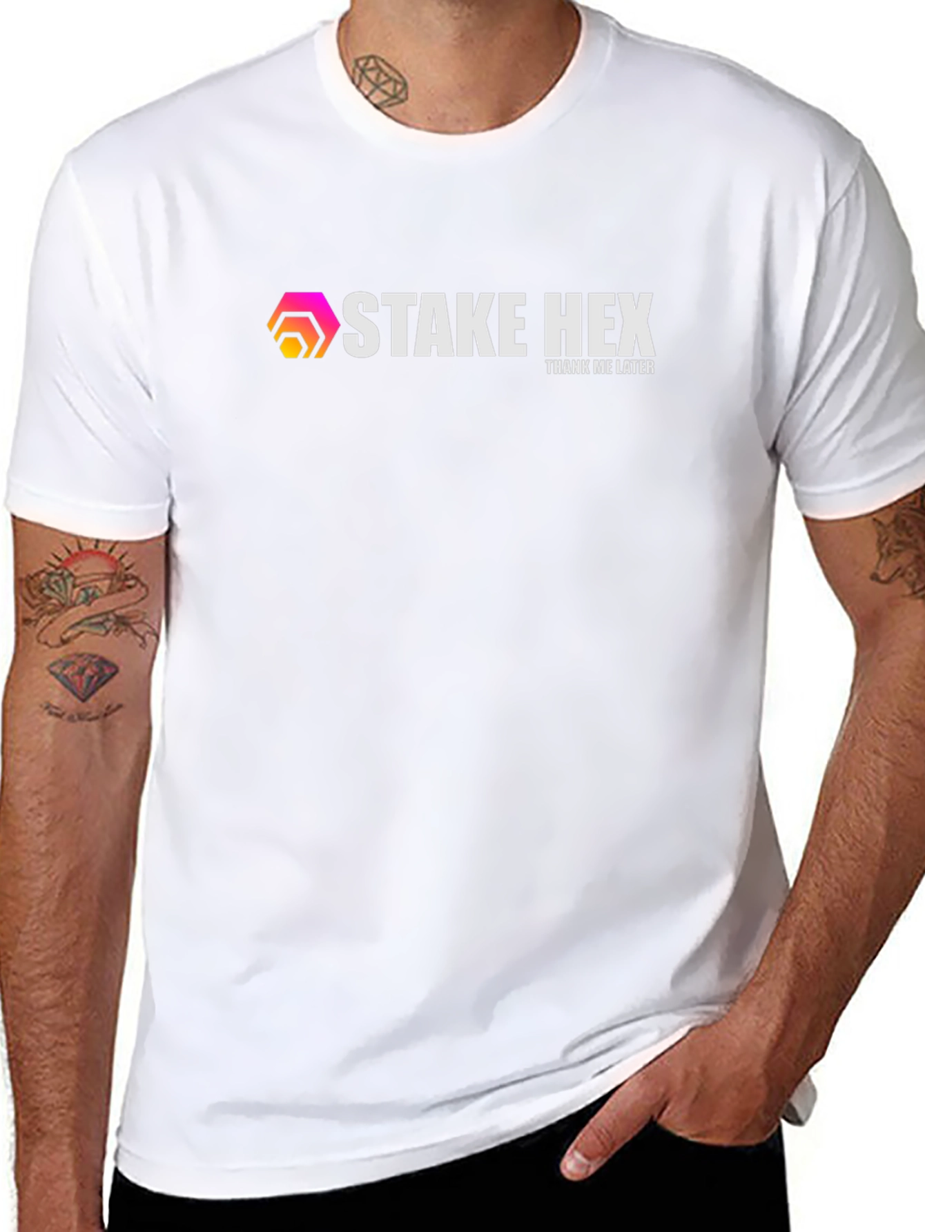 Stake HEX T-Shirt - Thank Me Later