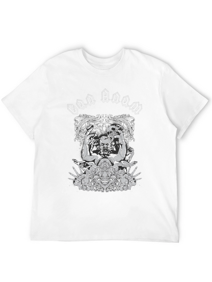 God Doom Graphic Print Black T-Shirt