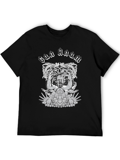 God Doom Graphic Print Black T-Shirt