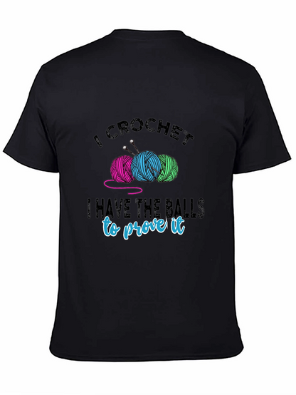 I Crochet T-Shirt - Yarn Balls & Humor