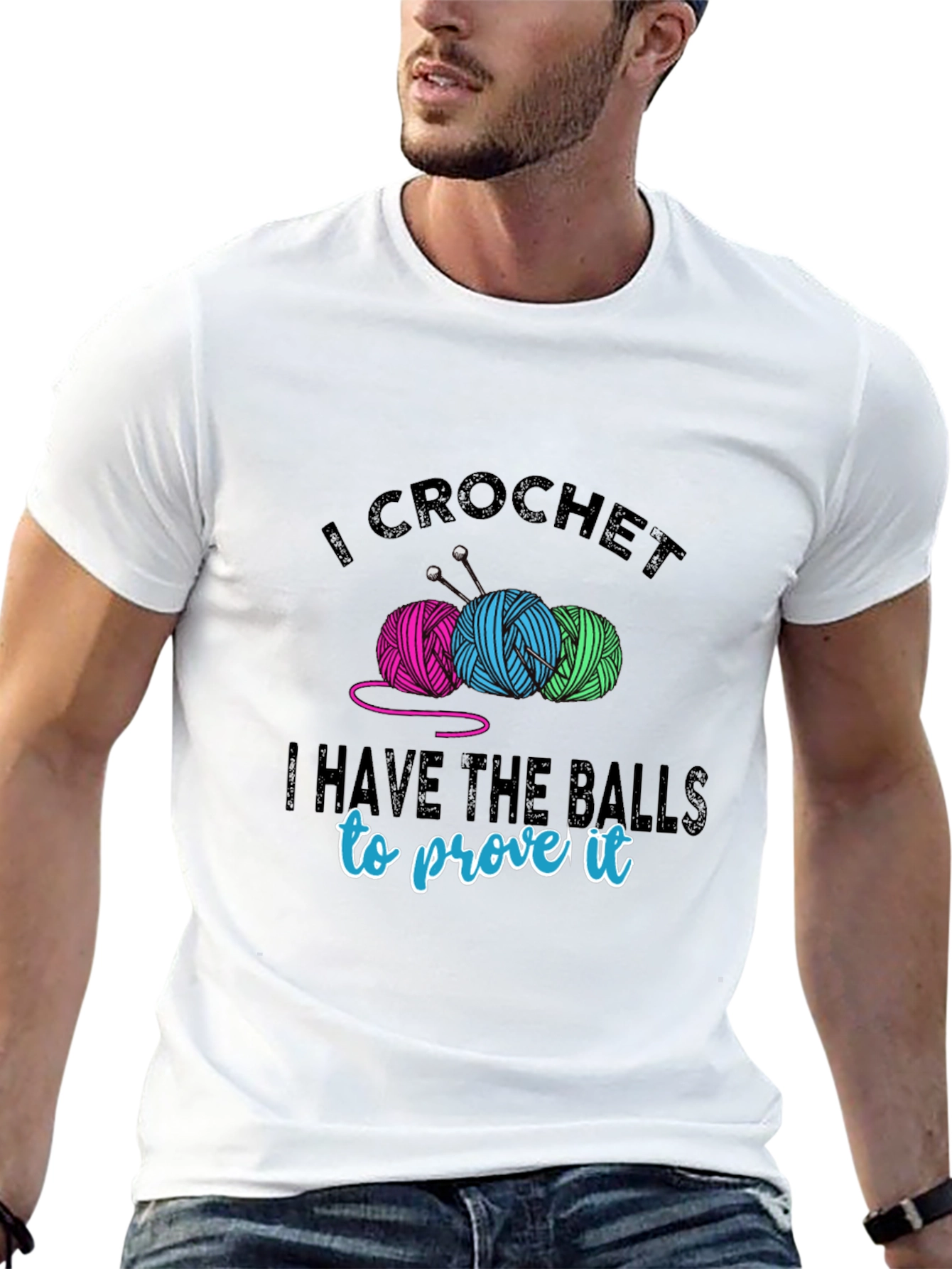 I Crochet T-Shirt - Yarn Balls & Humor