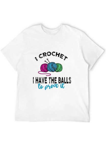 I Crochet T-Shirt - Yarn Balls & Humor