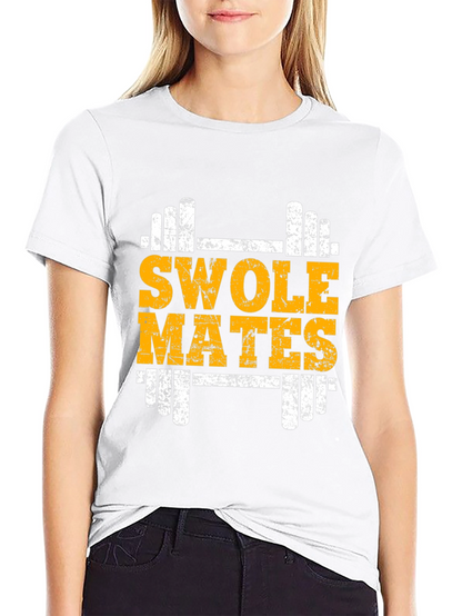Swole Mates Graphic Tee - Gym Workout Shirt