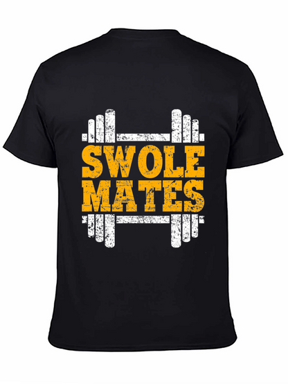 Swole Mates Graphic Tee - Gym Workout Shirt
