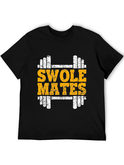 Swole Mates Graphic Tee - Gym Workout Shirt