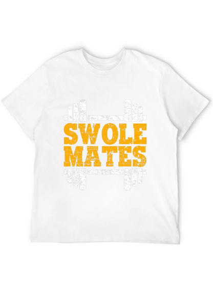 Swole Mates Graphic Tee - Gym Workout Shirt